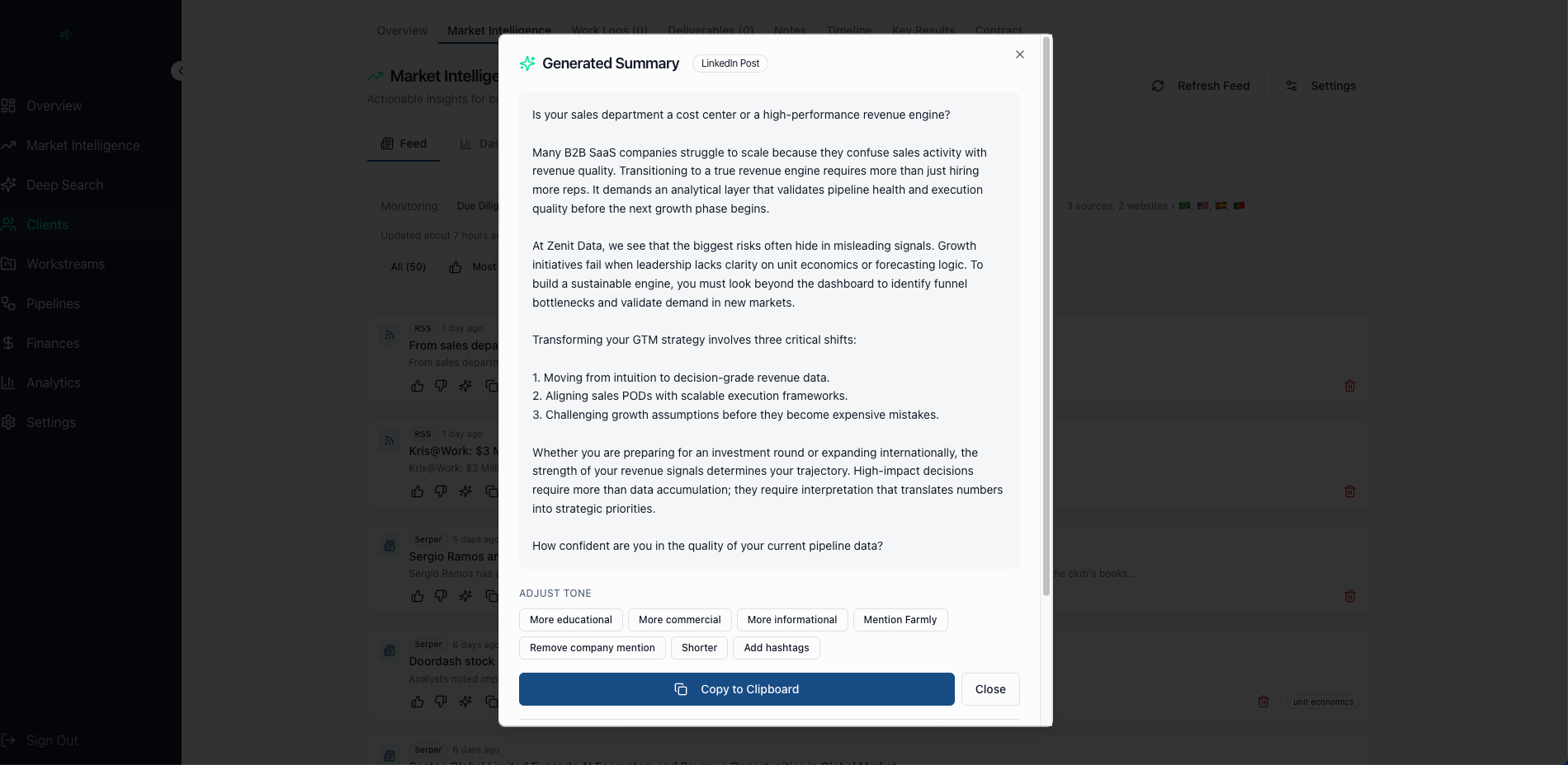 Patterns and key players